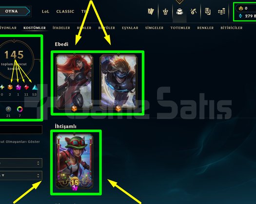 411 LEVEL + 145 KOSTÜM + 161 HERO + BRONZ 3 +MAİL!
