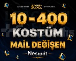 VIP | 10-400 KOSTÜM | MAİL DEĞİŞEN | +8.000 SATIŞ