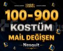 VIP | 100-900 KOSTÜM | MAİL DEĞİŞEN | +8.000 SATIŞ