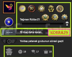 TEK FİYAT ! 10 MADALYA 800 WİN 2887 SAAT SEÇKİN