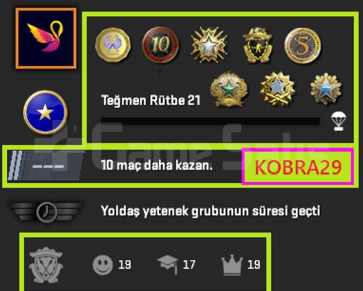 TEK FİYAT ! 10 MADALYA 800 WİN 2887 SAAT SEÇKİN
