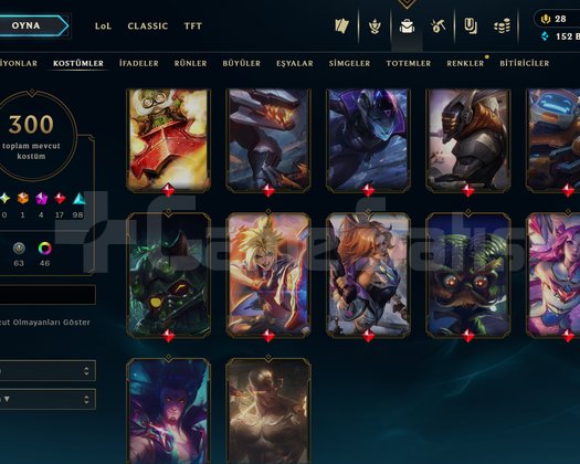 530 LEVEL / 300 SKİN / FUL HERO +MAİL +16K SATIŞ