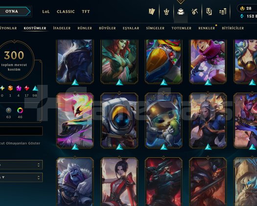530 LEVEL / 300 SKİN / FUL HERO +MAİL +16K SATIŞ
