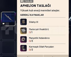 APHELİON TASLAĞI