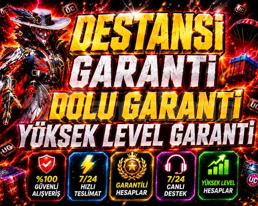 DESTANSI GARANTİ+ DOPDOLU GARANTİ BOŞ YOK