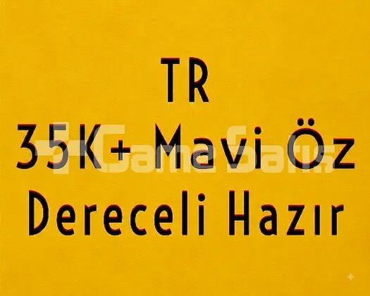TR 35K ÖZ | DERECELİ HAZIR | MAİL DEĞİŞEN