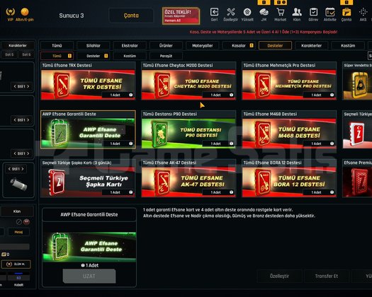 55K Materyalli 51 Seviye Zula Hesabı