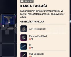 KANCA TASLAĞI