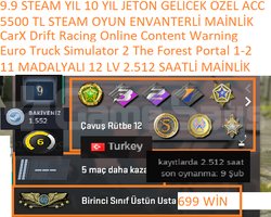 11 MADALYALI 12 LV 2.512 SAATLİ ETS 2 The Forest P