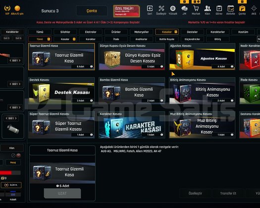 Sınırsızlı 37K Materyalli 52 Seviye Zula Hesabı