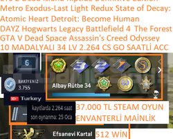 10 MADALYALI 34 LV GTA V DAYZ BF 4 Hogwarts Legacy