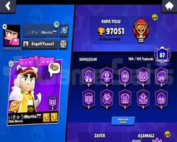 96.764 KUPA BRAWL STARS HESABI UYGUNA!