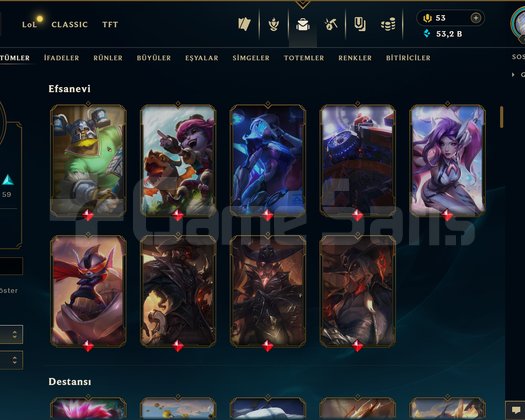 TR | 158 SKİN | UNRANKED
