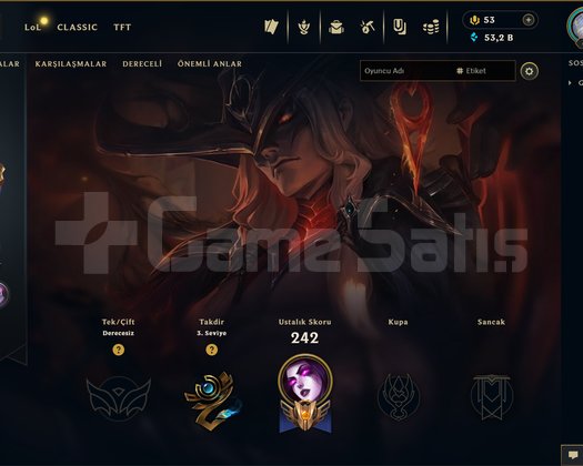 TR | 158 SKİN | UNRANKED