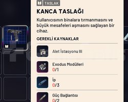 KANCA TASLAĞI