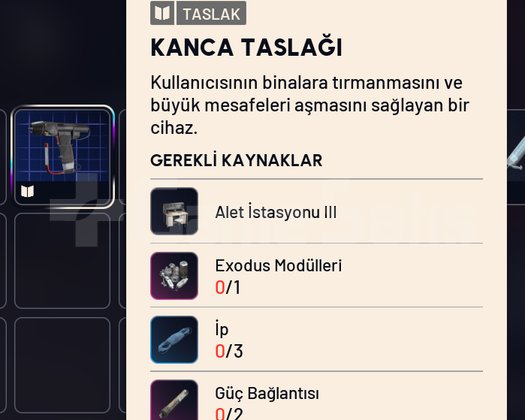 KANCA TASLAĞI