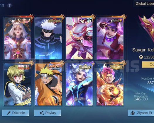 LUNOX LEGEND/XAVI JJK/LYLIA NEO/JUL HxH/346 YILDIZ