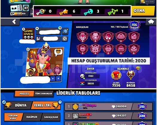 165K 422 KOSTÜM MASTERLI LADDER HESABI !!