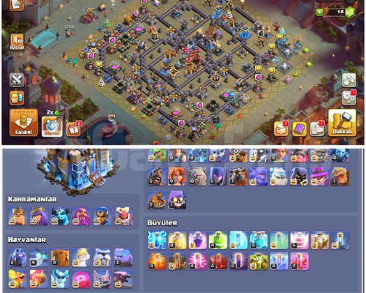 TH18COC |  MAX HEROLAR !! 907 CEVHERLER FULL