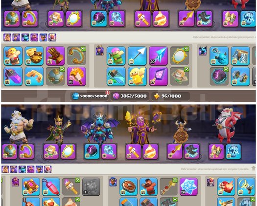 TH18COC |  MAX EKİPMANLI UYGUN FİYATA KAÇMAZ