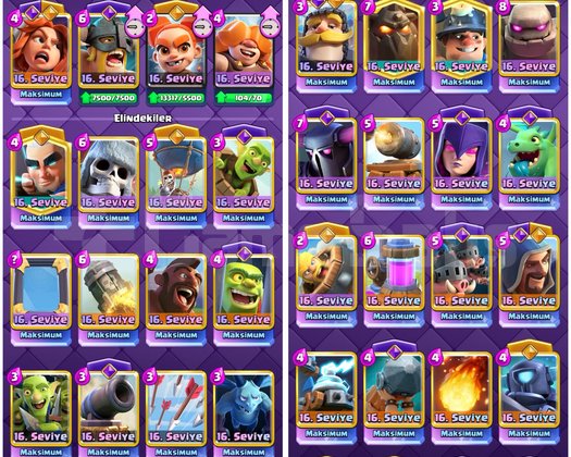 2113 SEVİYECR | 50+ MAX KART | 34 EVRİM !!