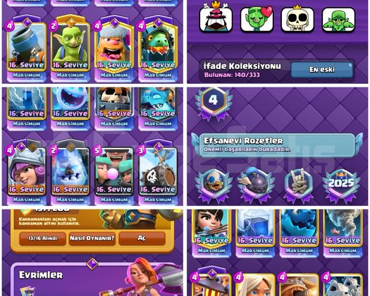 2113 SEVİYECR | 50+ MAX KART | 34 EVRİM !!