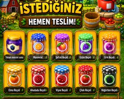 100 Adet Seçeceğiniz Reçel ANINDA TESLİMAT