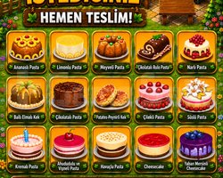 100 Adet Seçeceğiniz Pasta ANINDA TESLİMAT