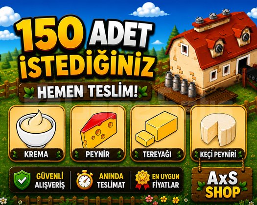 150 Adet Seçeceğiniz Mandıra ANINDA TESLİMAT