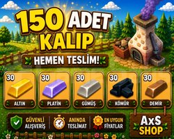 150 Adet Karışık Kalıp ANINDA TESLİMAT
