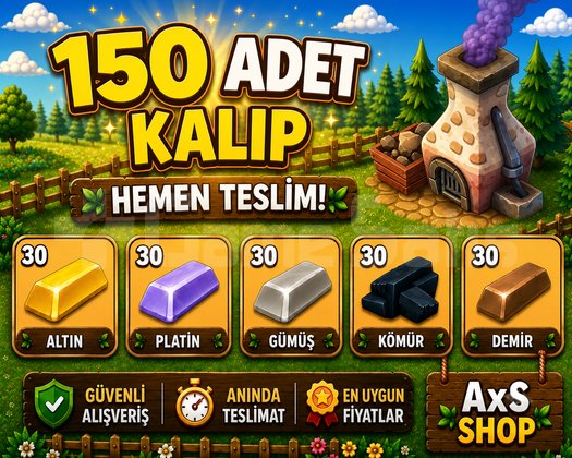150 Adet Karışık Kalıp ANINDA TESLİMAT