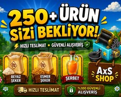 250 Adet Seçeceğiniz Şeker Fabrikası Ürünü