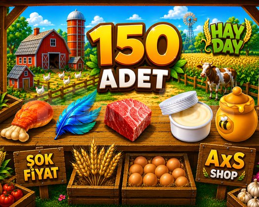 150 Adet Seçeceğiniz Ürün ANINDA TESLİMAT