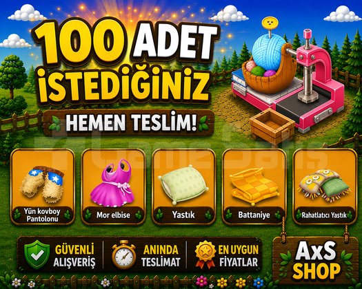 100 Adet Dikiş Makinası Ürünü ANINDA TESLİMAT