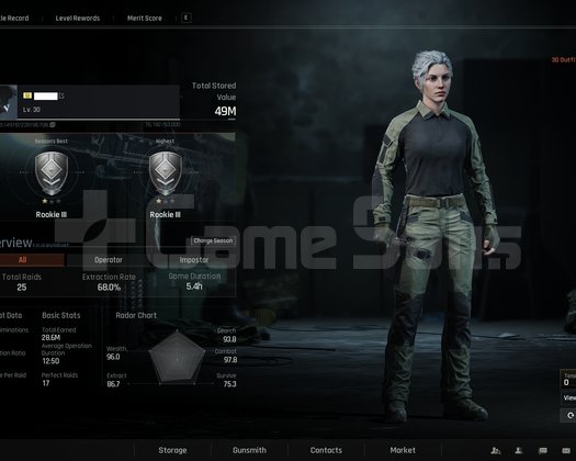 30 LEVEL  49 M VALUE PC HESABI