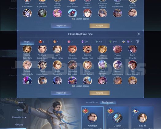 GUS LEGEND / CHOU KOF / DY KOF / GUİ KOF