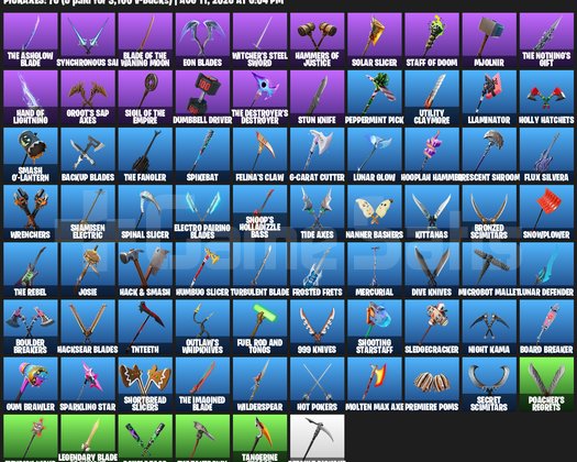 53 SKIN FULL ERİŞİM OGE FORTNITE