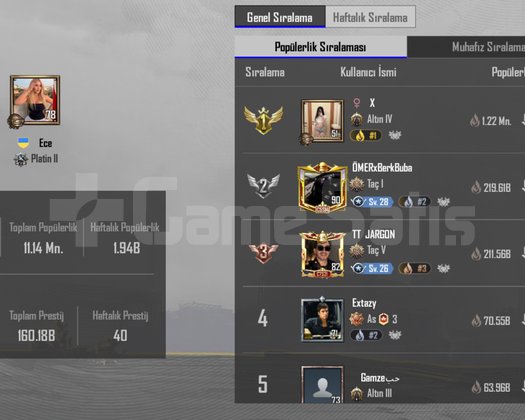 Dolu hesap+10 seviye klan