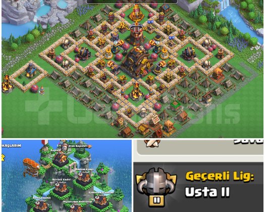 MAX BAŞKENT!! USTA 2 LİG!! 25 LEVEL KLAN