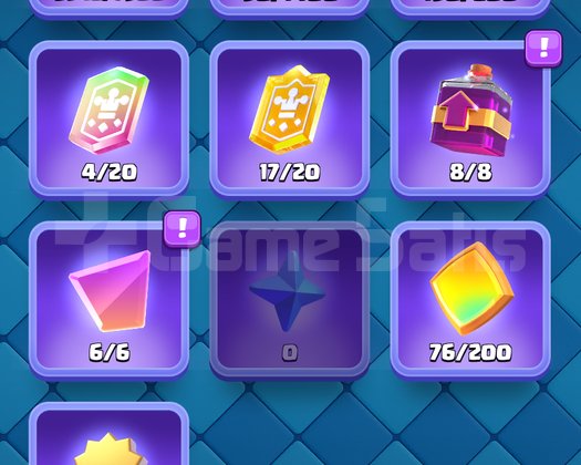 Clash Royale 13k kupa 4423 taş