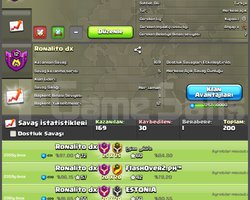 12 LVL USTA 3 LİGLİ MÜKEMMEL GÜNLÜKLÜ KLAN