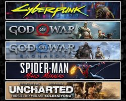 Cyberpunk +GOW +Ragnarök +Miles +Uncharted