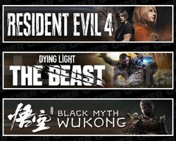 Resident Evil 4 +The Beast +Black Myth Wukong