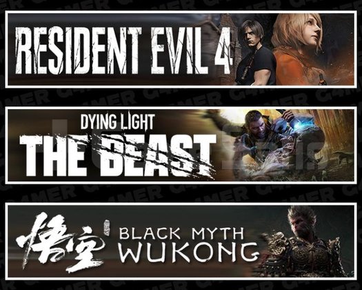 Resident Evil 4 +The Beast +Black Myth Wukong