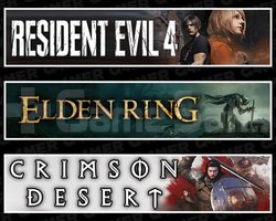 Resident Evil 4 +Elden Ring +Crimson Desert
