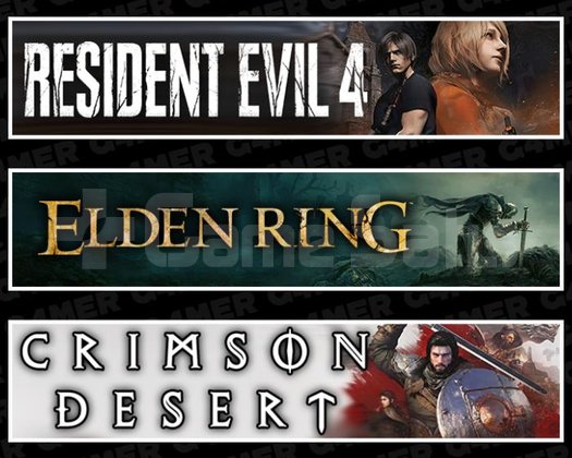 Resident Evil 4 +Elden Ring +Crimson Desert