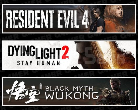 Resident Evil 4 +Dying Light 2 +Black Myth Wukong