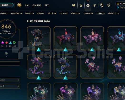 EUW/ +1400SKİN/ VALORANT/ TFT/ +1300RP