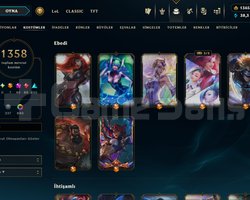 EUW/ +1400SKİN/ VALORANT/ TFT/ +1300RP