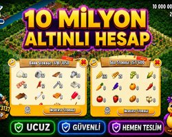 40 LEVEL 10 MİLYON ALTIN HESAP